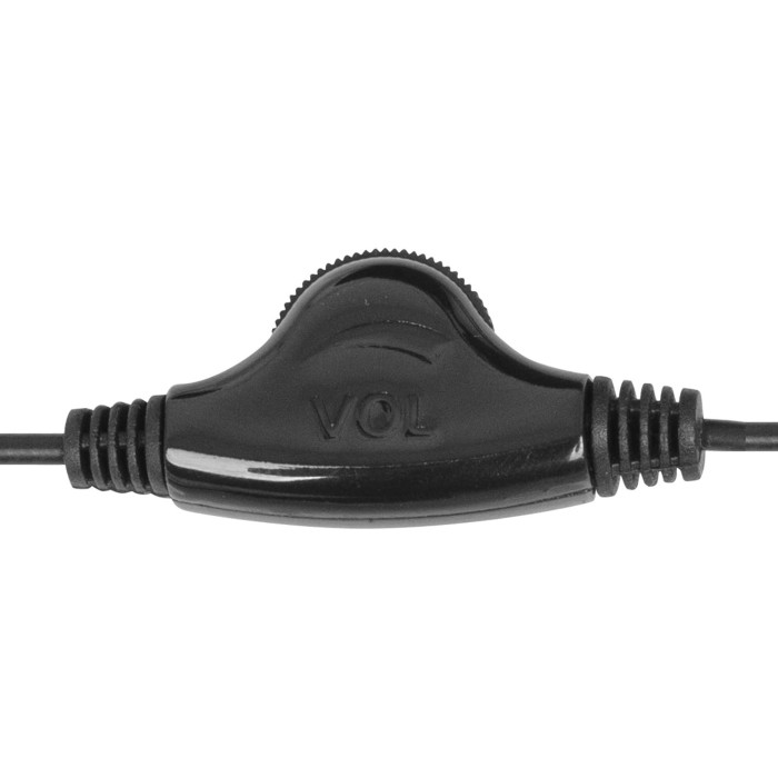 Trevi HTV 636 Stereo TV Headphones with Cable and Volume Control - Black