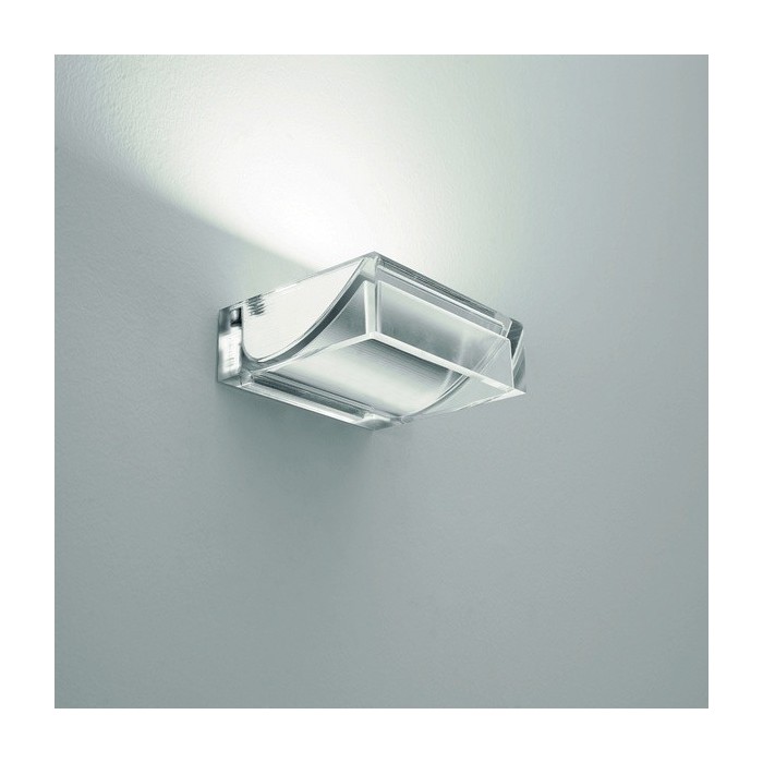 Tisbe PTE 1x200W Halogen Clear Glass - Wall Lamp