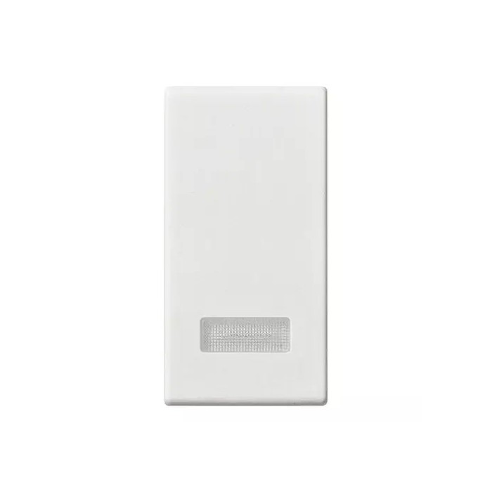 Vimar Interchangeable button 1 module, with illuminated diffuser, white