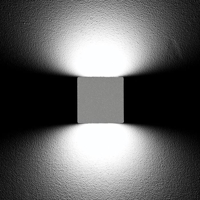 Ares Zeta WW Wall Lamp Double Emission 2x(1x1) - White