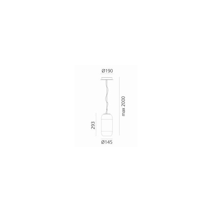 Gople Mini Sospensione - Nero/Rame