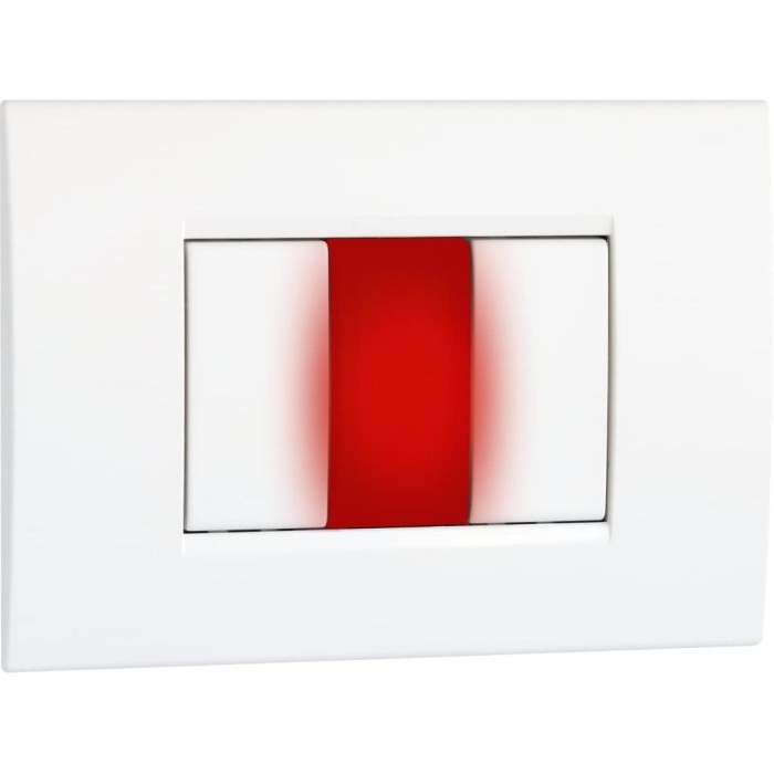 Mira Vemer VE770900 Signal Light with Recessed Installation, Red 1mod