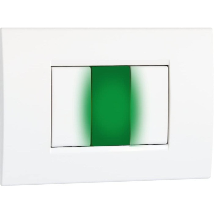 Mira Vemer VE771000 Signal Light with Flush Mount Installation, Green 1mod