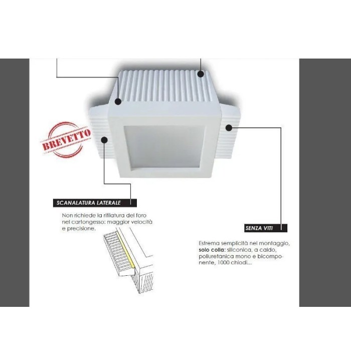 Recessed spot Art. 0033 - GU10 35W