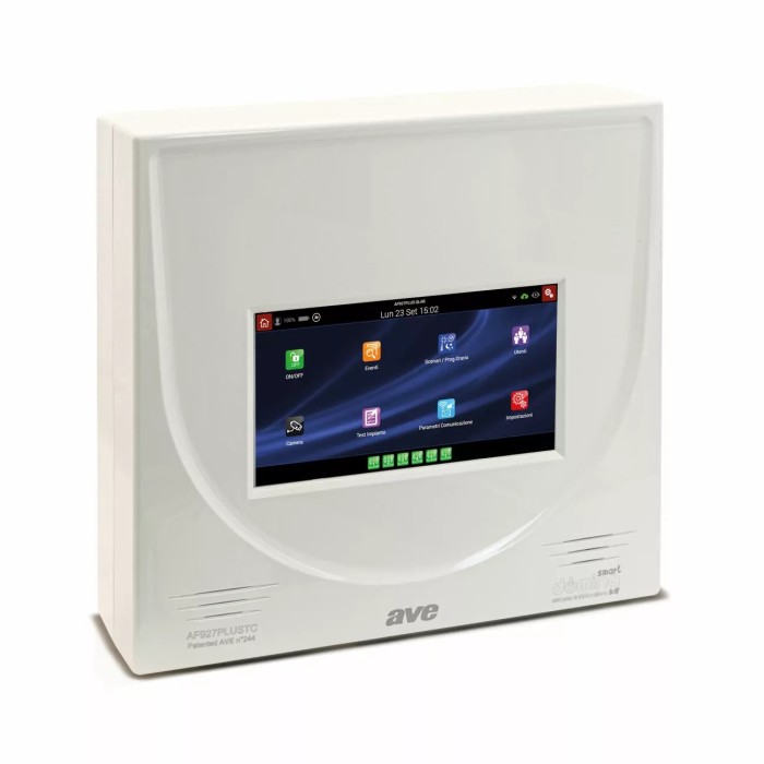 AVE AF927PLUSTC Radio Alarm Kit - 2 Remote Controls, 5 White Perimeter Sensors