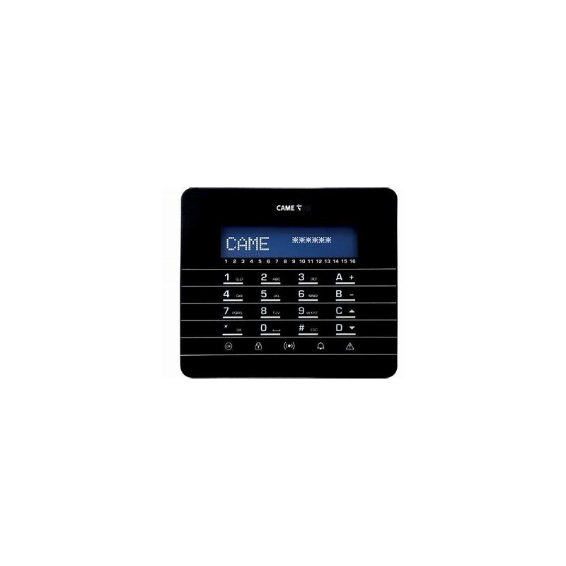 Black Radio Keypad PXWKTN02 CAME with Touch Buttons for PXC2 System Black Radio Keypad PXWKTN02 CAME with Touch Buttons for PXC2 System