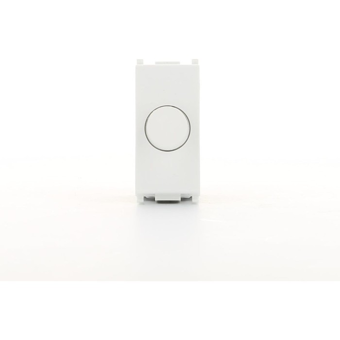 Vimar Flat Series - 1P NC (Closed Contact) 10A White Push Button