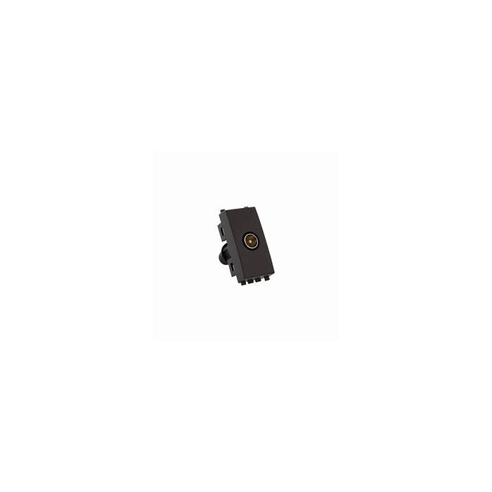 Fait Srl - VE/M IECM Socket Compatible Vimar Eikon Black - Model FIT5111804