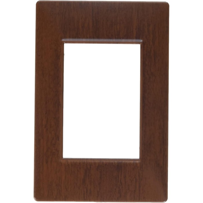 Vimar 3 Module Plate Makoré Technopolymer - Model 14653.33