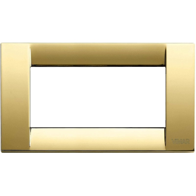 Vimar Idea Plate 4 Modules Gold - Model 16734.32 Vimar Idea Plate 4 Modules Gold - Model 16734.32