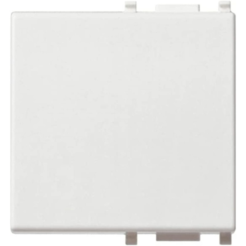 Vimar Flat Series - 2 Module Button with White Ring Lamp - Model 14022 Vimar Flat Series - 2 Module Button with White Ring Lamp - Model 14022