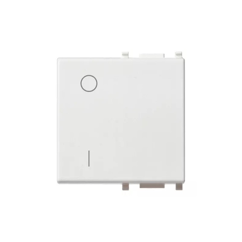 Vimar Plana Button 2 Modules Symbol O/I White - Model 14022.99 Vimar Plana Button 2 Modules Symbol O/I White - Model 14022.99