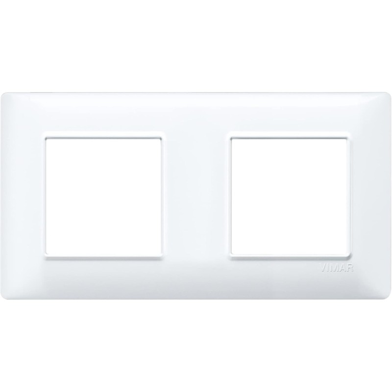 Vimar 14643.01 4 Module Plate (2+2) - White Vimar 14643.01 4 Module Plate (2+2) - White