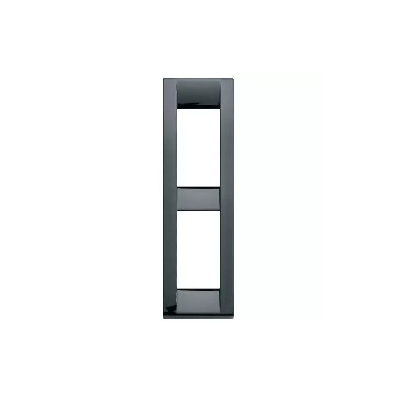 Vimar 16782.11 Classic Plate 2 Modules - Black Panel Vimar 16782.11 Classic Plate 2 Modules - Black Panel