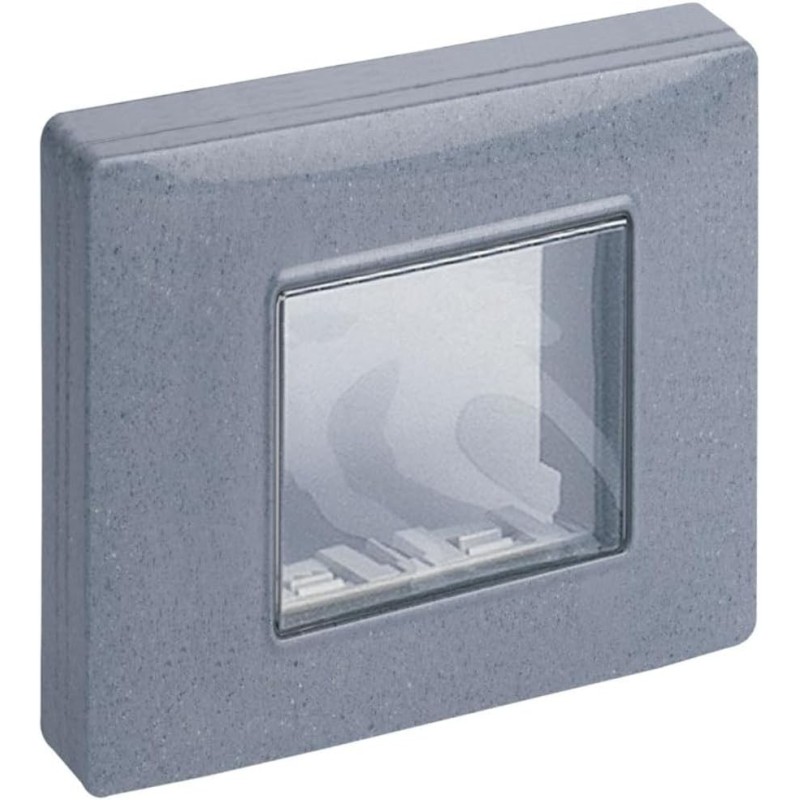Vimar 14932.14 IP55 Cover 2 Modules with Screws - Granite Grey Vimar 14932.14 IP55 Cover 2 Modules with Screws - Granite Grey