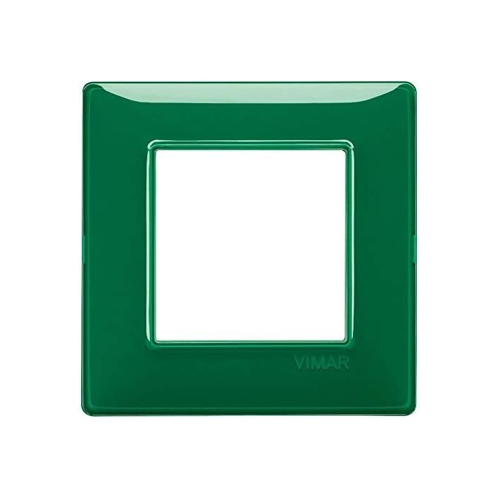 Vimar 14642.47 2 Module Plate - Reflex Emerald Finish