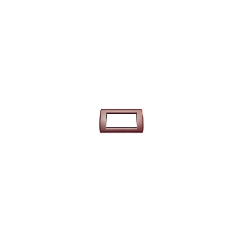 Vimar 16764.07 Rondò Plate 4 Places Ruby Red Technopolymer Vimar 16764.07 Rondò Plate 4 Places Ruby Red Technopolymer