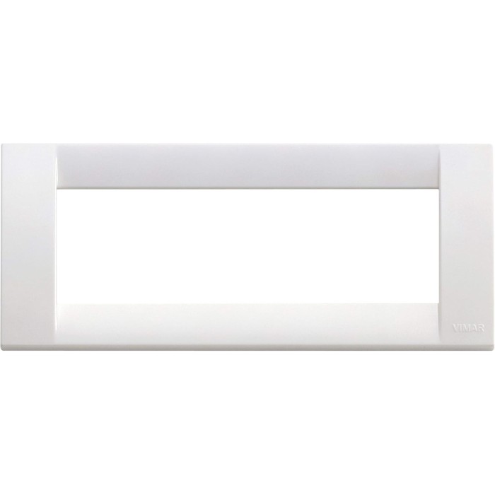 Vimar 16746.02 Classic Plate 6 Modules - Ice White Technopolymer