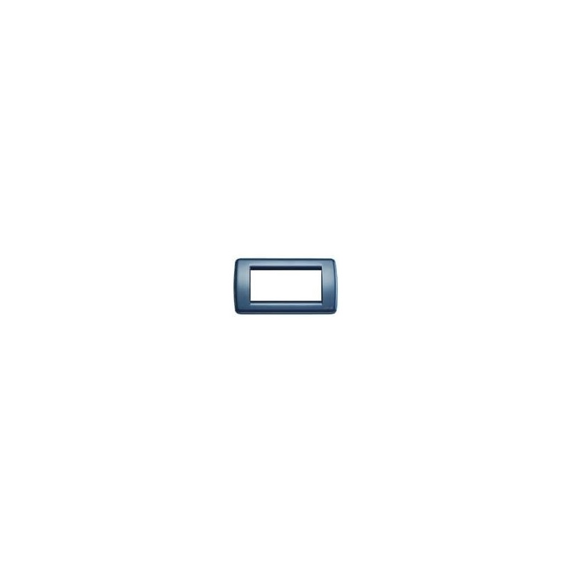 Vimar 16754.12 4 Module Plate - Cobalt Blue Metal Finish Vimar 16754.12 4 Module Plate - Cobalt Blue Metal Finish