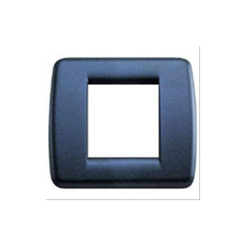 Vimar Rondò 17093.28 Plate in Euro Blue Metal - For 1-2 Modules Vimar Rondò 17093.28 Plate in Euro Blue Metal - For 1-2 Modules