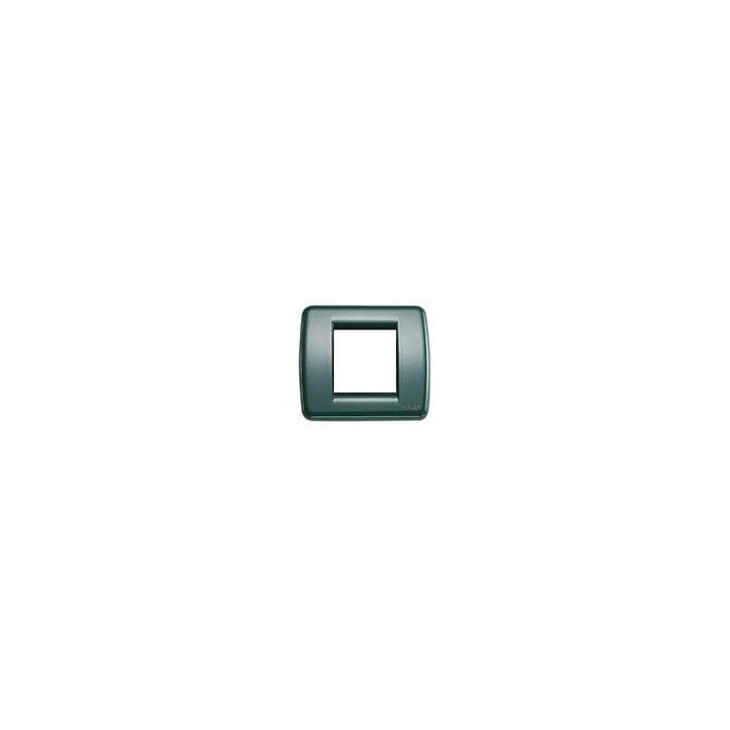 Vimar Rondò Plate 17093.07 in Forest Green - For 1-2 Modules Vimar Rondò Plate 17093.07 in Forest Green - For 1-2 Modules