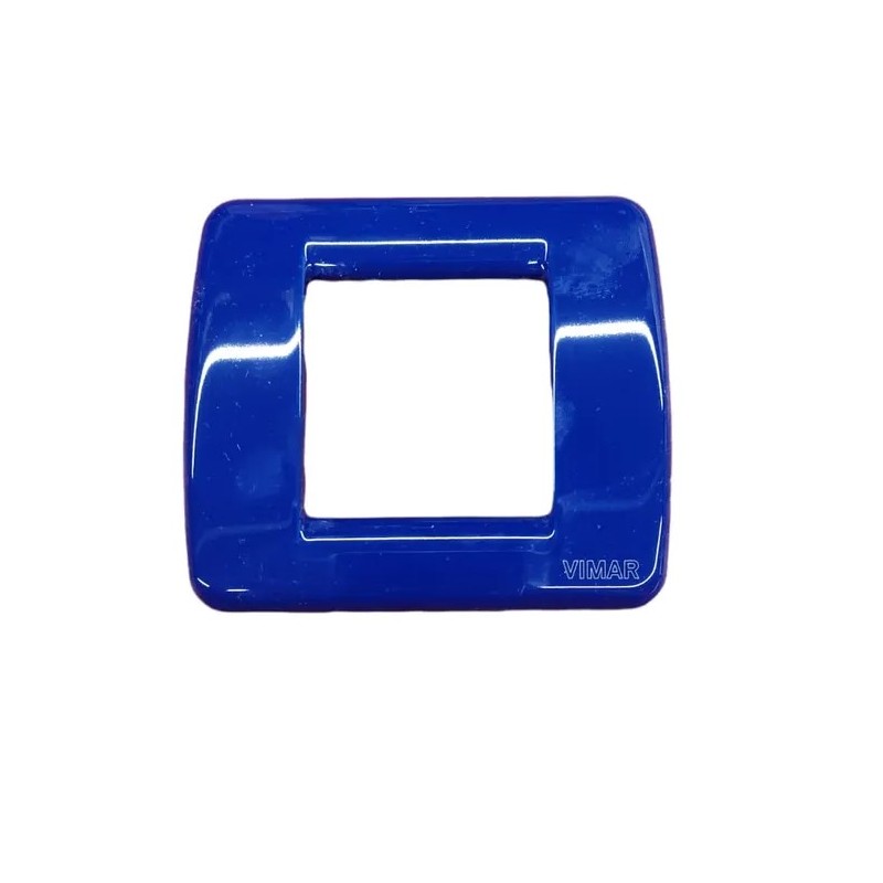 Vimar Rondò 17093.12 Cobalt Blue Metal Plate - For 1-2 Modules Vimar Rondò 17093.12 Cobalt Blue Metal Plate - For 1-2 Modules