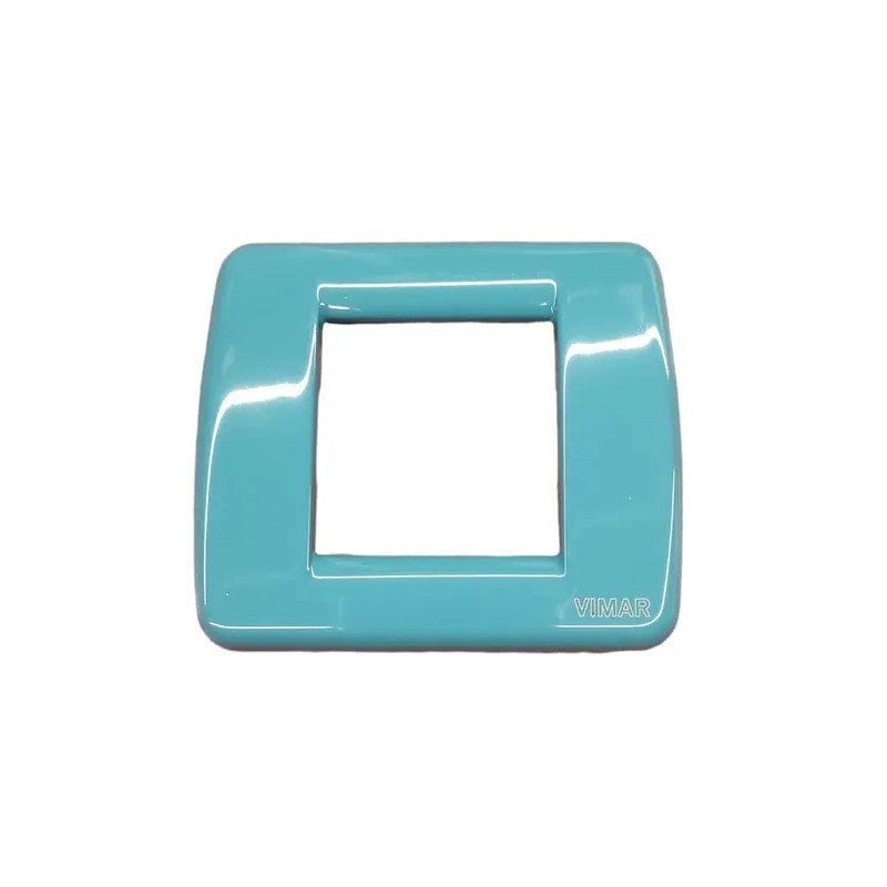 Vimar RondÒ 1-2 Modules Turquoise Plate 17093.06 Vimar RondÒ 1-2 Modules Turquoise Plate 17093.06