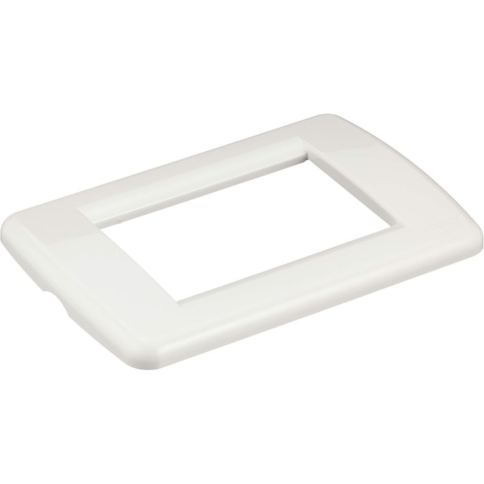 Vimar Rondò Tecnopolimero 3-seater plate Bright White 16763.01