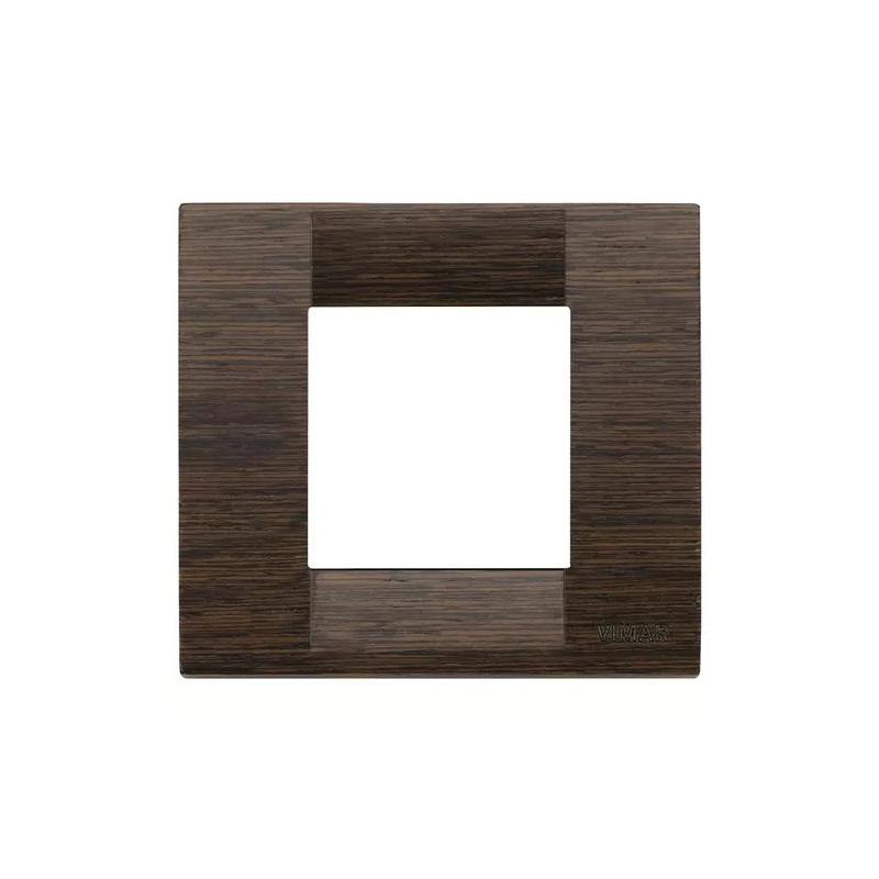 Vimar Classic Plate 1-2 Modules Wengé Wood 17092.56 Vimar Classic Plate 1-2 Modules Wengé Wood 17092.56