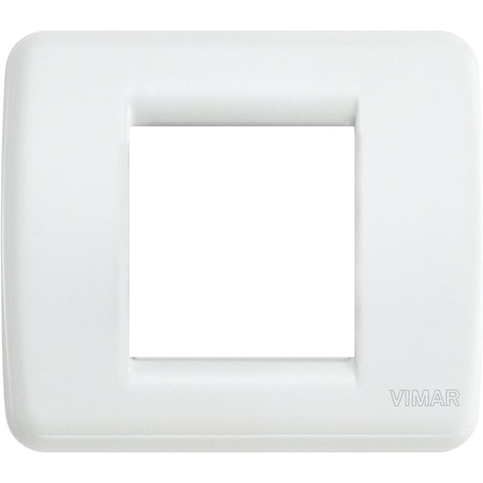 Vimar Rondò 1-2 Modules Metallic White Plate 17093.01