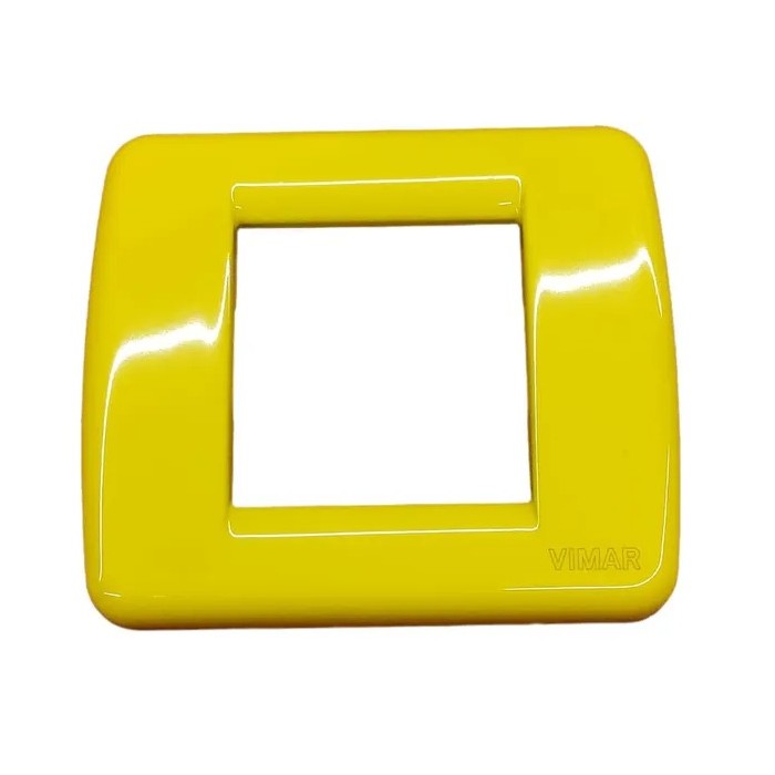 Vimar Rondò Plate 1-2 Modules Yellow 17093.02