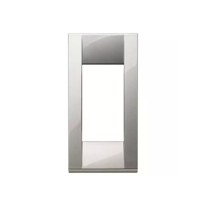 Vimar Classic Plate 1 Module Silver Panel 16781.21