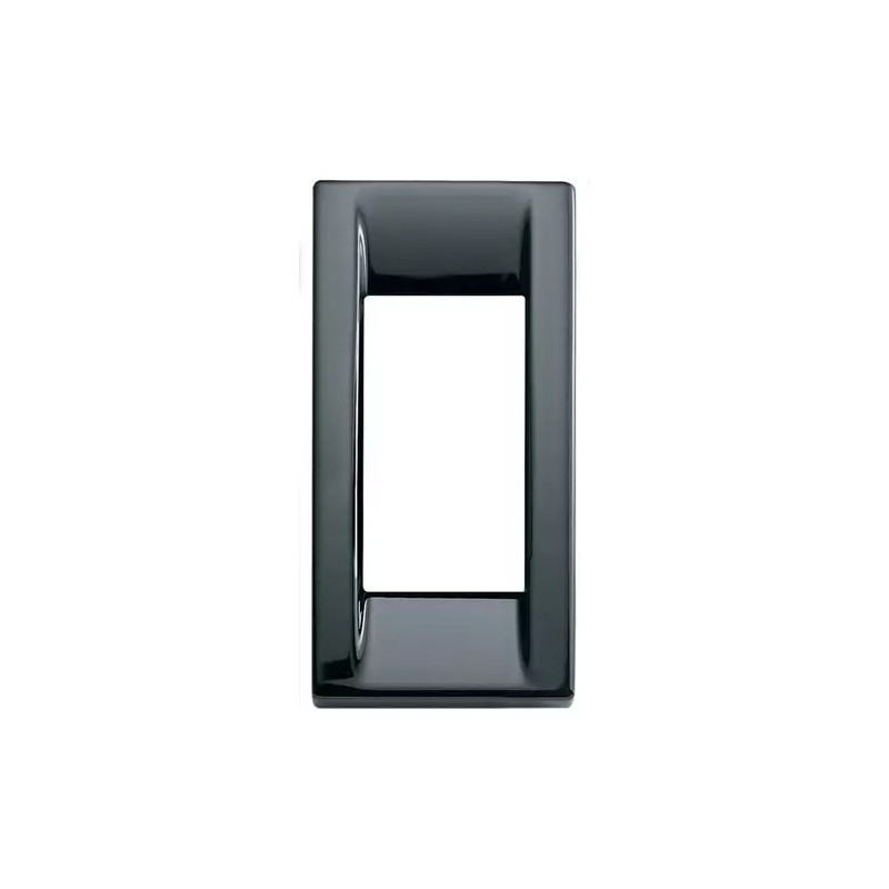 Vimar Classic Plate 1 Module Black Panel 16781.11 Vimar Classic Plate 1 Module Black Panel 16781.11