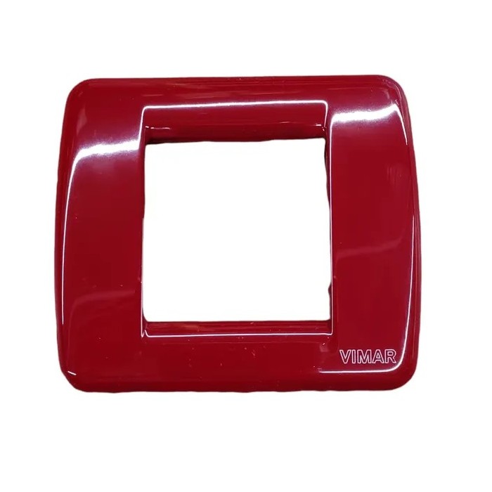 Vimar Rondò Plate 1-2 Modules Amaranth 17093.05