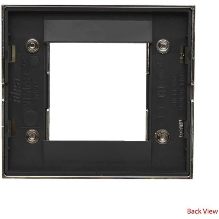 Classic Plate 1-2 Modules, Chrome Finish, Code: 17092.36