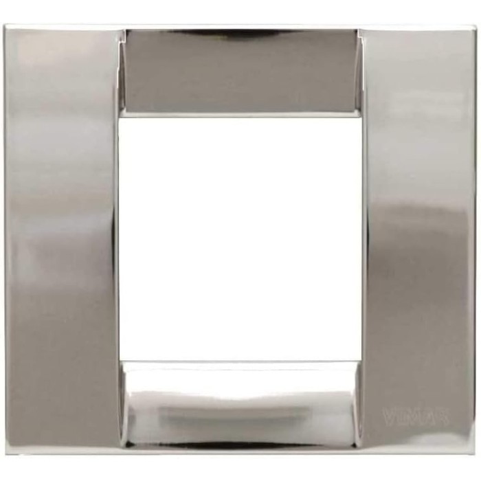 Classic Plate 1-2 Modules, Chrome Finish, Code: 17092.36