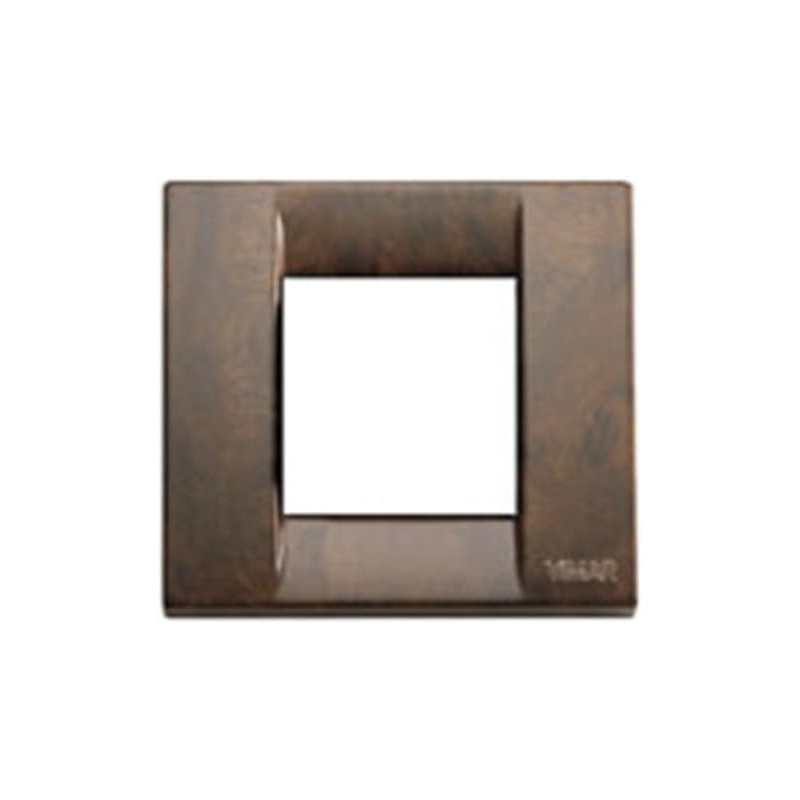 Idea Plate 1-2 Modules, Walnut Root Metallic Finish, Vimar, Code: 17092.41 Idea Plate 1-2 Modules, Walnut Root Metallic Finish, Vimar, Code: 17092.41