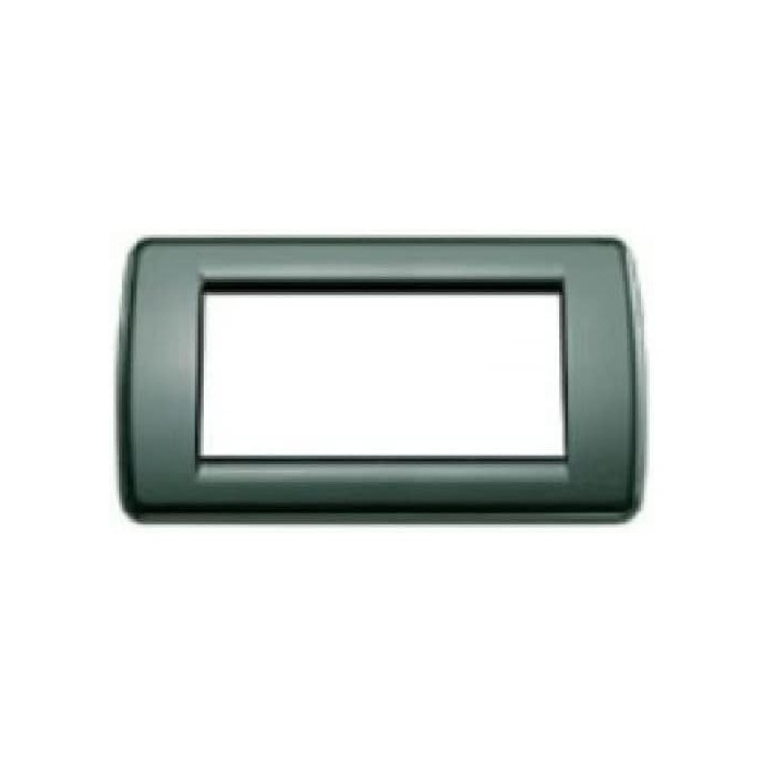 Rondò 4-Place Plate, Technopolymer, Emerald Green, Code: 16764.13
