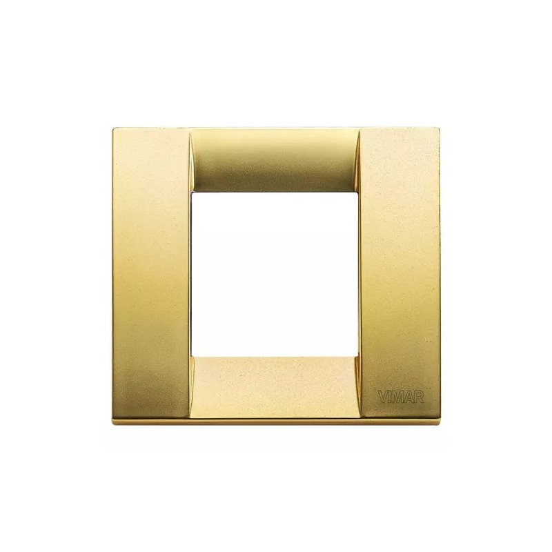 Classic Plate 1-2 Modules, Matt Gold Finish, Code: 17092.33 Classic Plate 1-2 Modules, Matt Gold Finish, Code: 17092.33