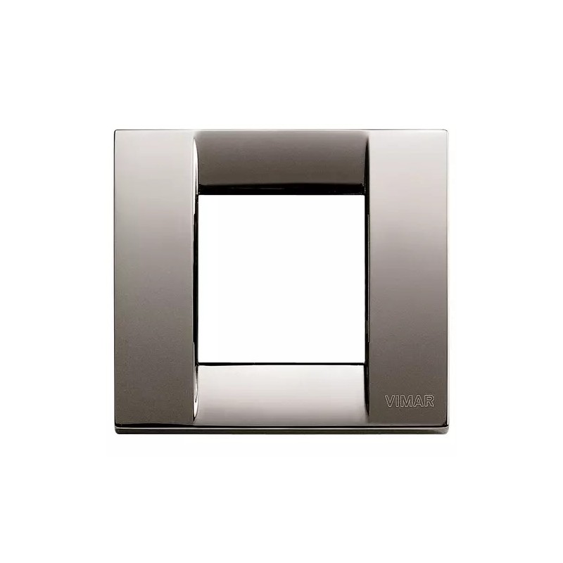 Classic Plate 1-2 Modules, Black Chrome Finish, Code: 17092.31 Classic Plate 1-2 Modules, Black Chrome Finish, Code: 17092.31