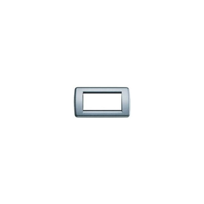 Rondò 4-Place Plate, Metal, Avio Finish, Code: 16754.26