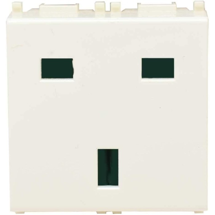 Sicury Socket 2P+T 13A, English Standard, Vimar, Code: 14220