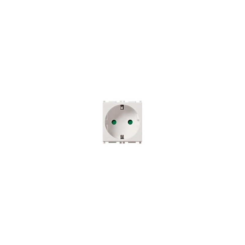Presa Bipasso 2P+T 16A Standard Tedesco (Schuko), Vimar, Codice: 14208 Presa Bipasso 2P+T 16A Standard Tedesco (Schuko), Vimar, Codice: 14208