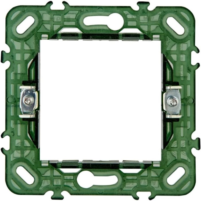2 Module Support with Claws, 71 mm, Vimar, Code: 14602