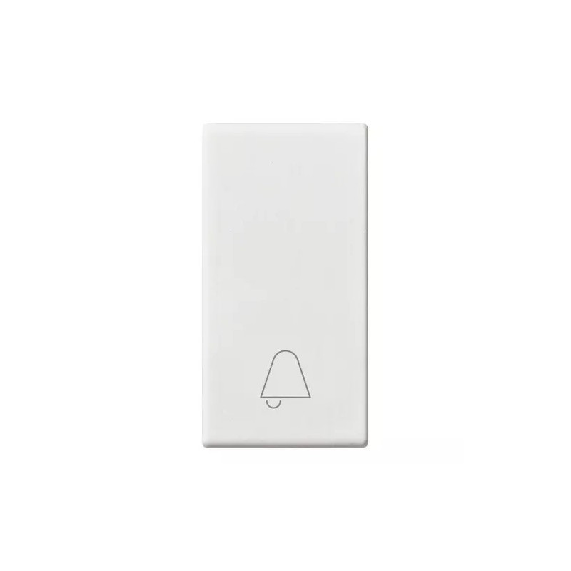 Vimar Plana 1 Module Button with Illuminated Bell Symbol White 14021.C Vimar Plana 1 Module Button with Illuminated Bell Symbol White 14021.C