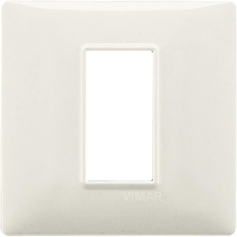 Placca Vimar 1 Modulo Bianco Granito 14641.06 Placca Vimar 1 Modulo Bianco Granito 14641.06