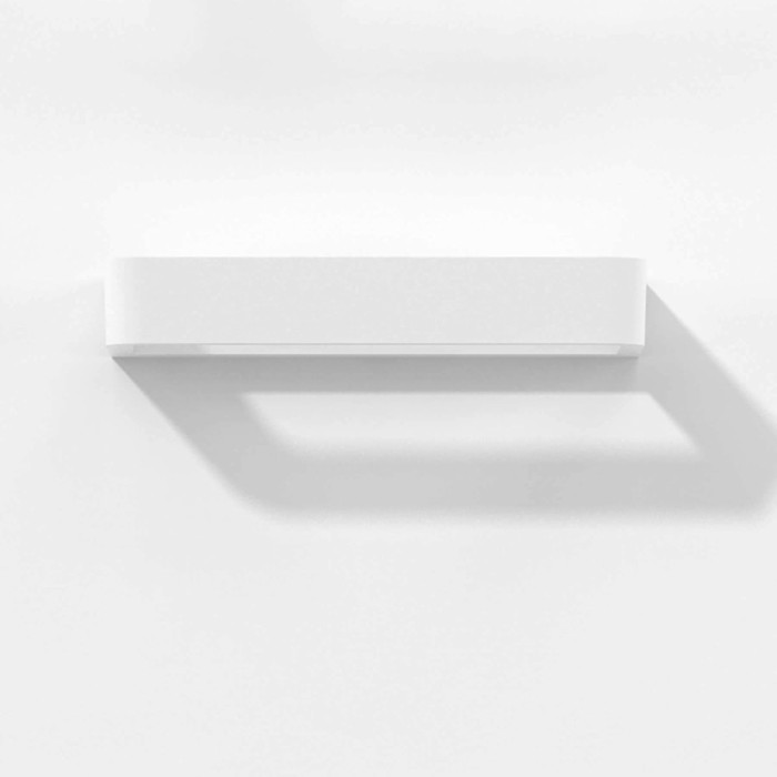 Belvedere white led wall light