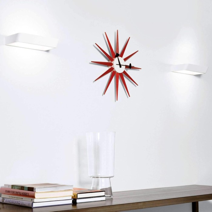Belvedere white led wall light