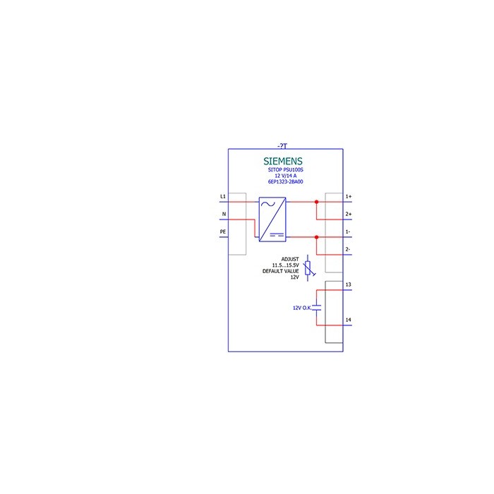 Siemens 6ep13232ba00 sitop psu100s 12v/14a