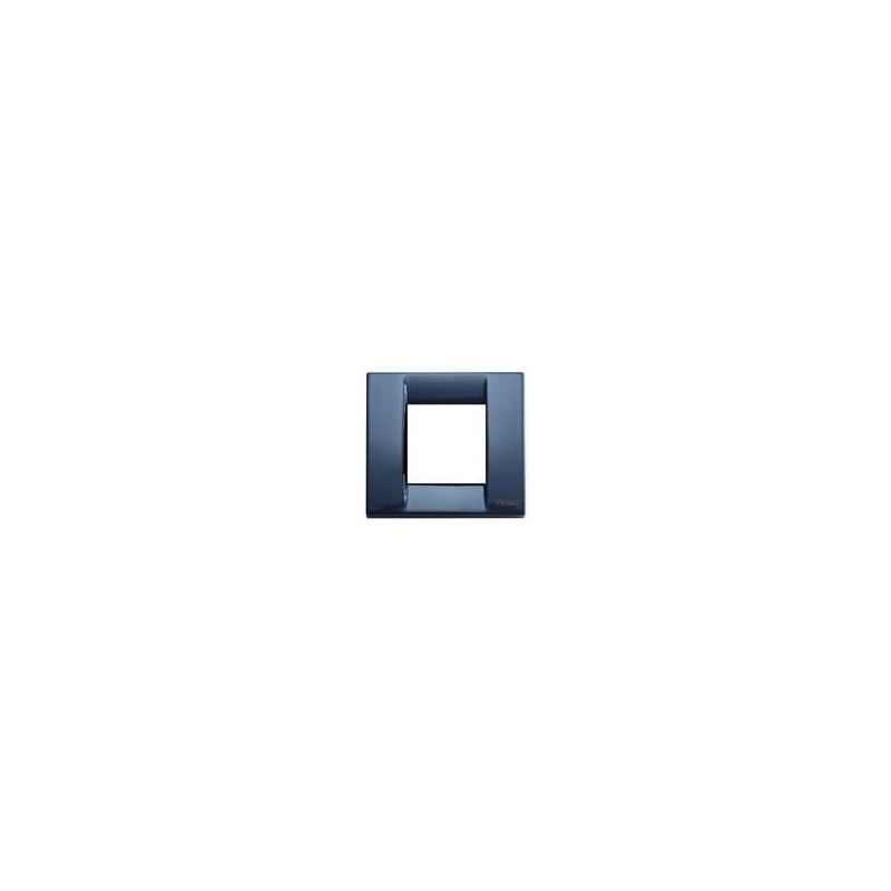 Vimar Idea Plate 17092.12 - 1-2 Modules, Cobalt Blue Metal Vimar Idea Plate 17092.12 - 1-2 Modules, Cobalt Blue Metal
